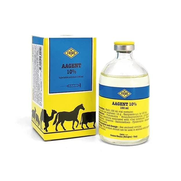 AAGENT 10% veterinary injection official bottle