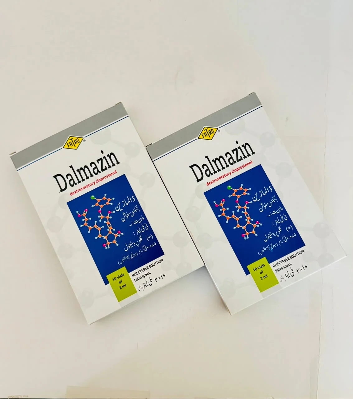 Dalmazin d-cloprostenol luteolytic prostaglandin box of 10 vials of 2ml